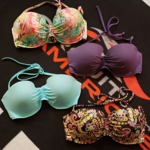 Victoria Secret 34dd Beach Bandeau strapless tops